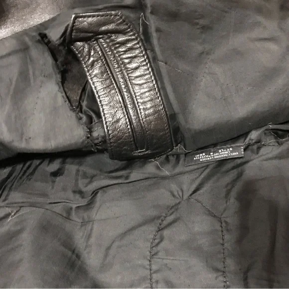 VTG Wilson’s Harley Davidson Owners Group Patches Leather Jacket - Picture 12 of 13